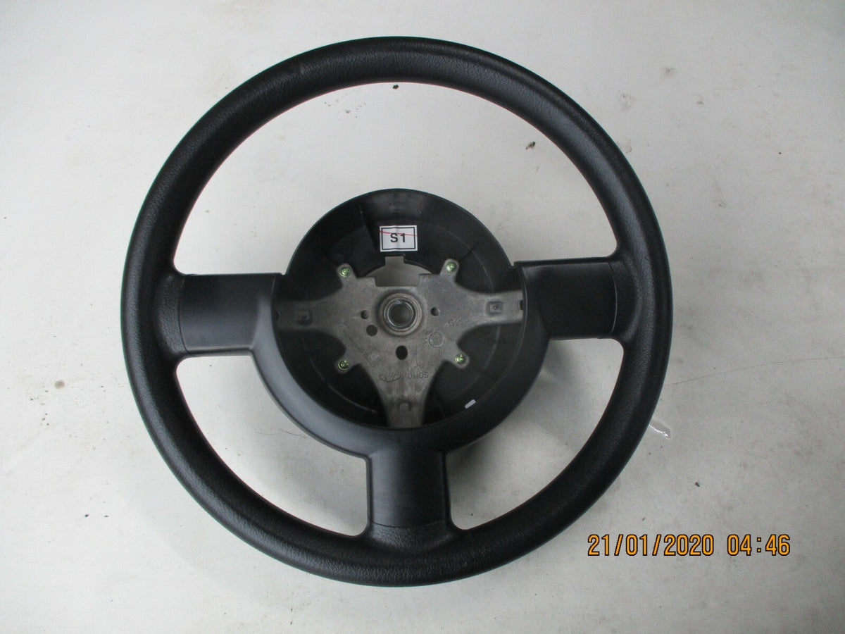 CHEVROLET MATIZ MK2 2009 3 SPOKE STEERING WHEEL ASSEMBLY FM9LABH9H