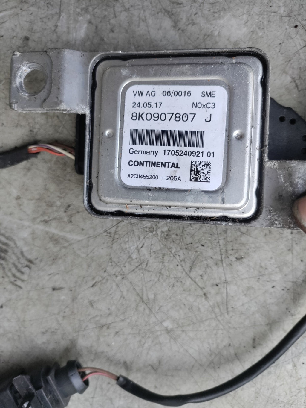 2017 AUDI A6 C7 2.0 DIESEL TDI NOX SENSOR 8K0907807J