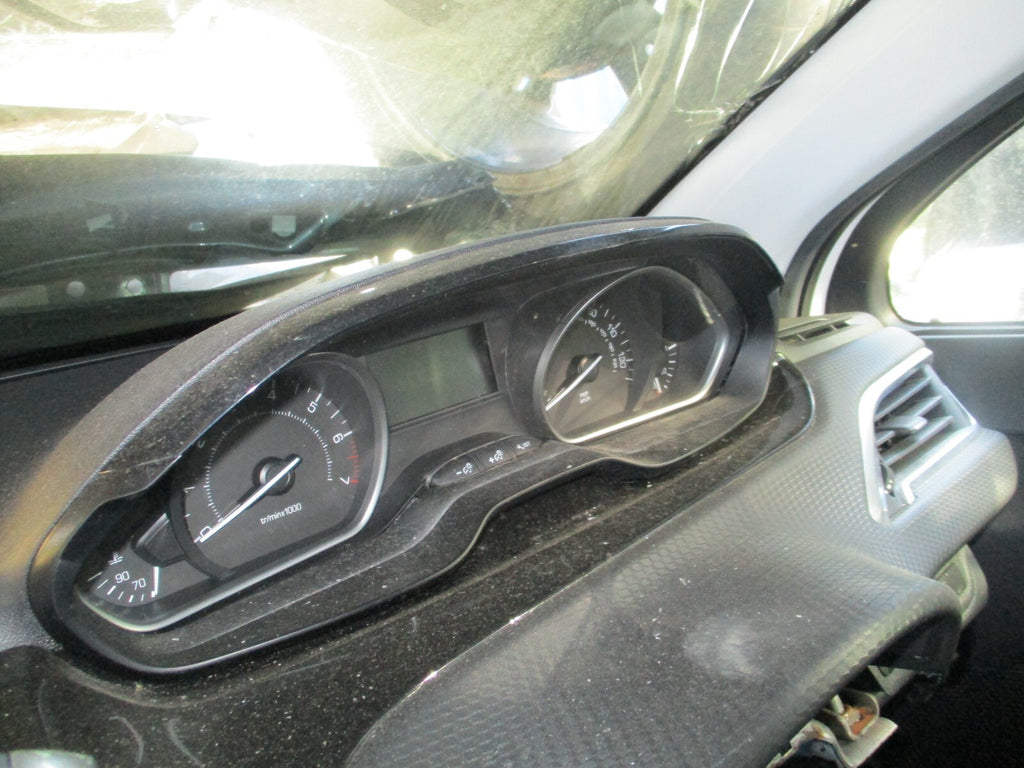 PEUGEOT 208 2017 1.2 PETROL MANUAL SPEEDO SPEEDOMETER INSTRUMENT CLUSTER
