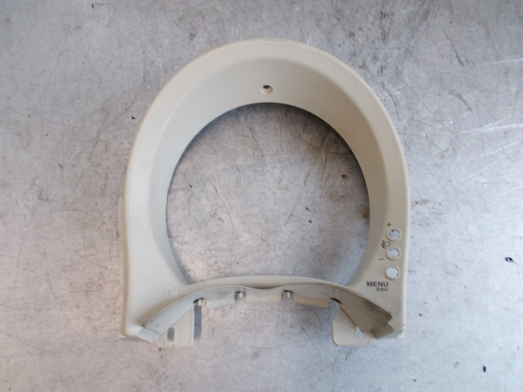 FIAT 500 2012 CLOCKS SPEEDO CLUSTER SURROUND HOUSING TRIM CREAM 735446001