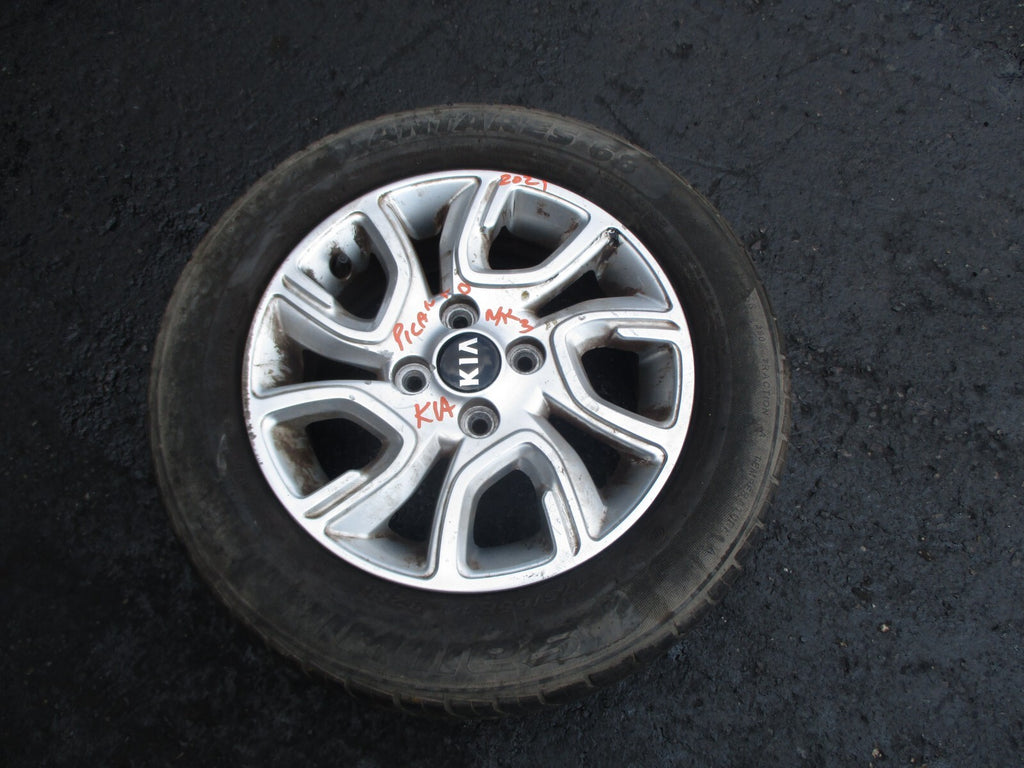 KIA PICANTO MK3 2021 ALLOY WHEEL WITH TYRE 175/65R14