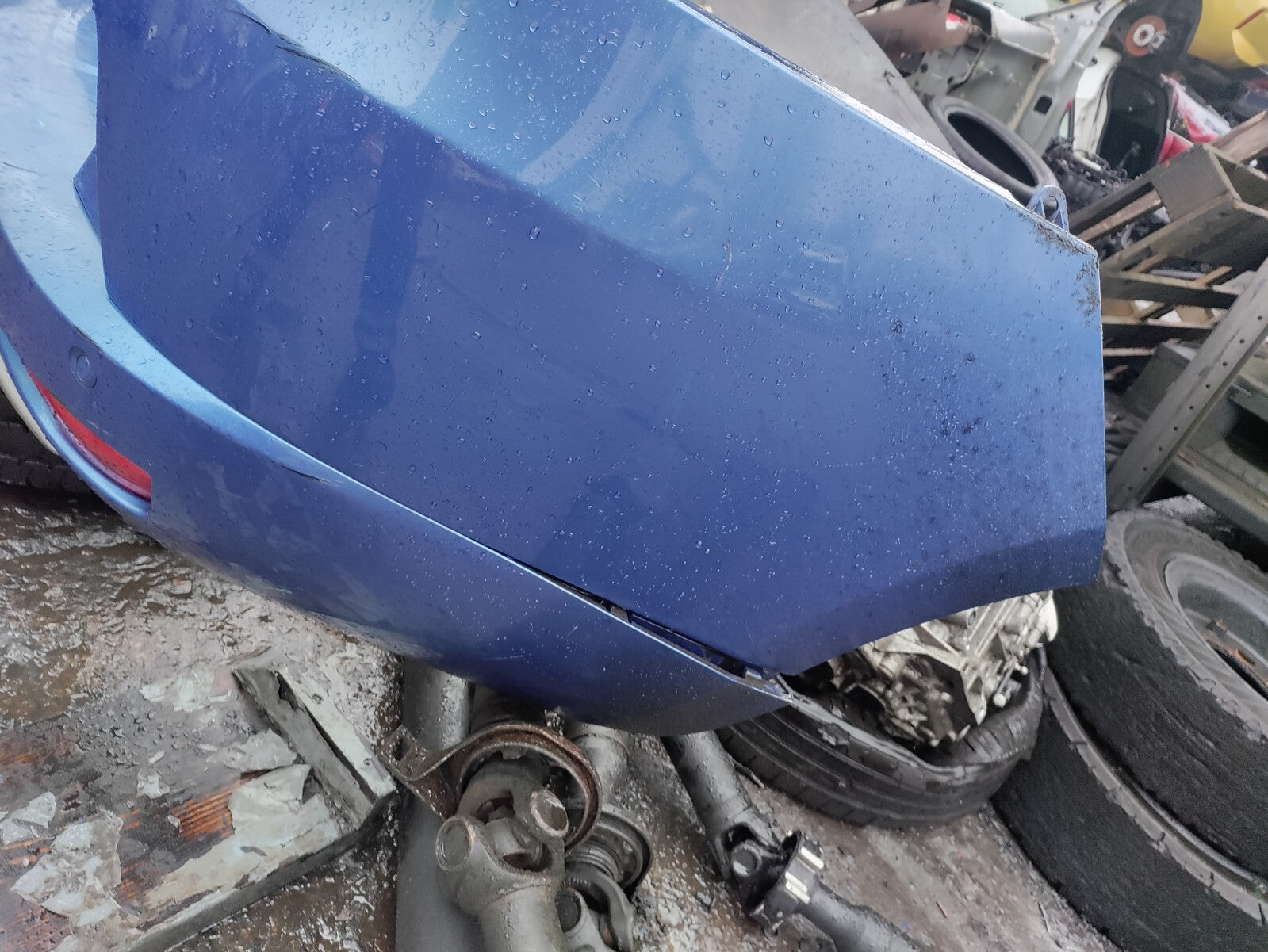 2015 RENAULT MEGANE CONVERTIBLE COMPLETE REAR BUMPER BLUE