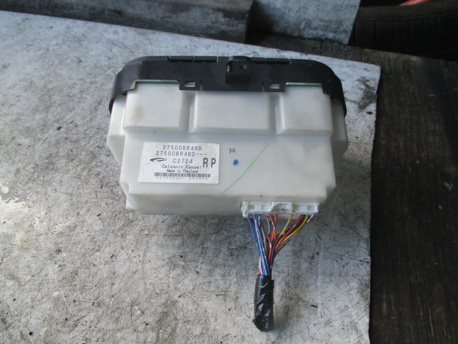 NISSAN QASHQAI 2012 J10 HEATER AC CLIMATE CONTROL SWITCH PANEL 27500BR46D