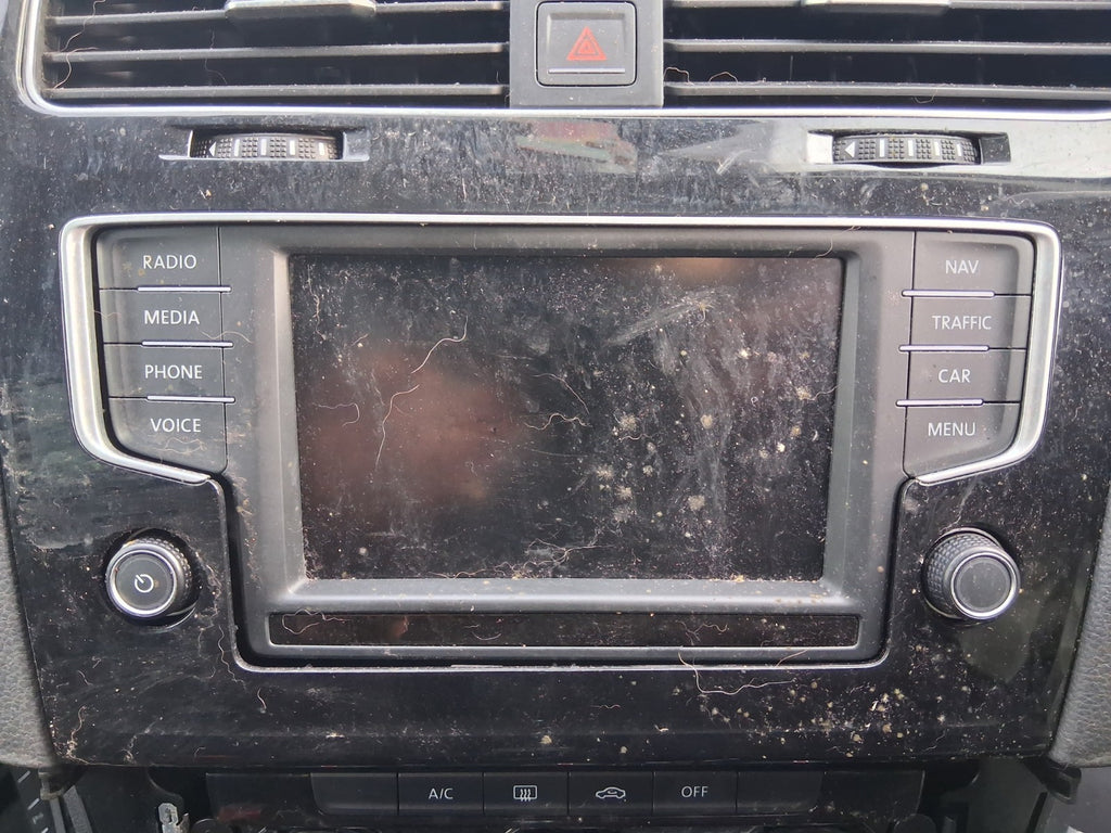 2016 VOLKSWAGEN GOLF MK7 RADIO STEREO SAT NAV DISPLAY SCREEN HEAD UNIT