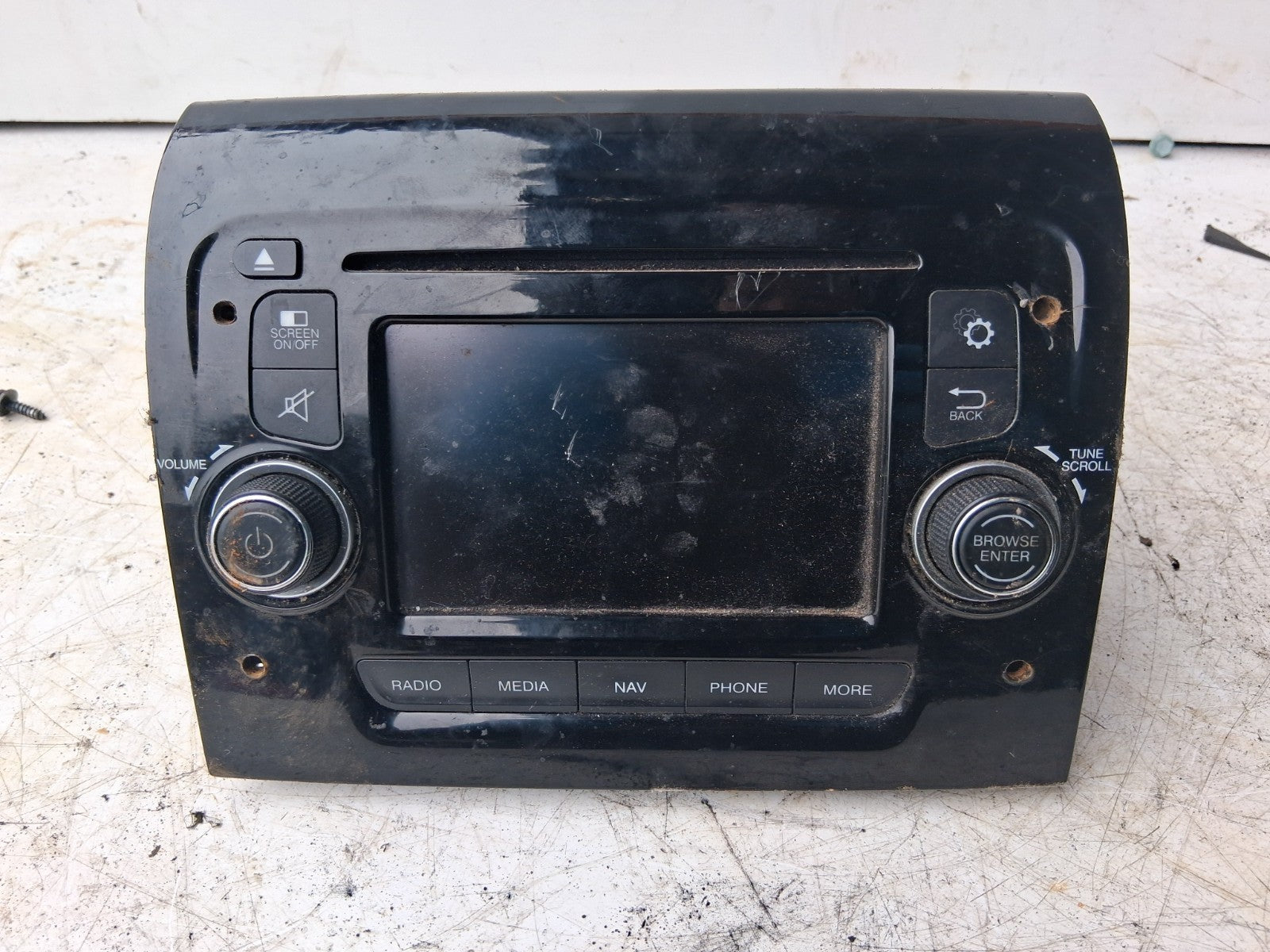 2016 PEUGEOT BOXER MK3 MULTIMEDIA DISPLAY SCREEN SAT NAV HEAD UNIT 07356460880