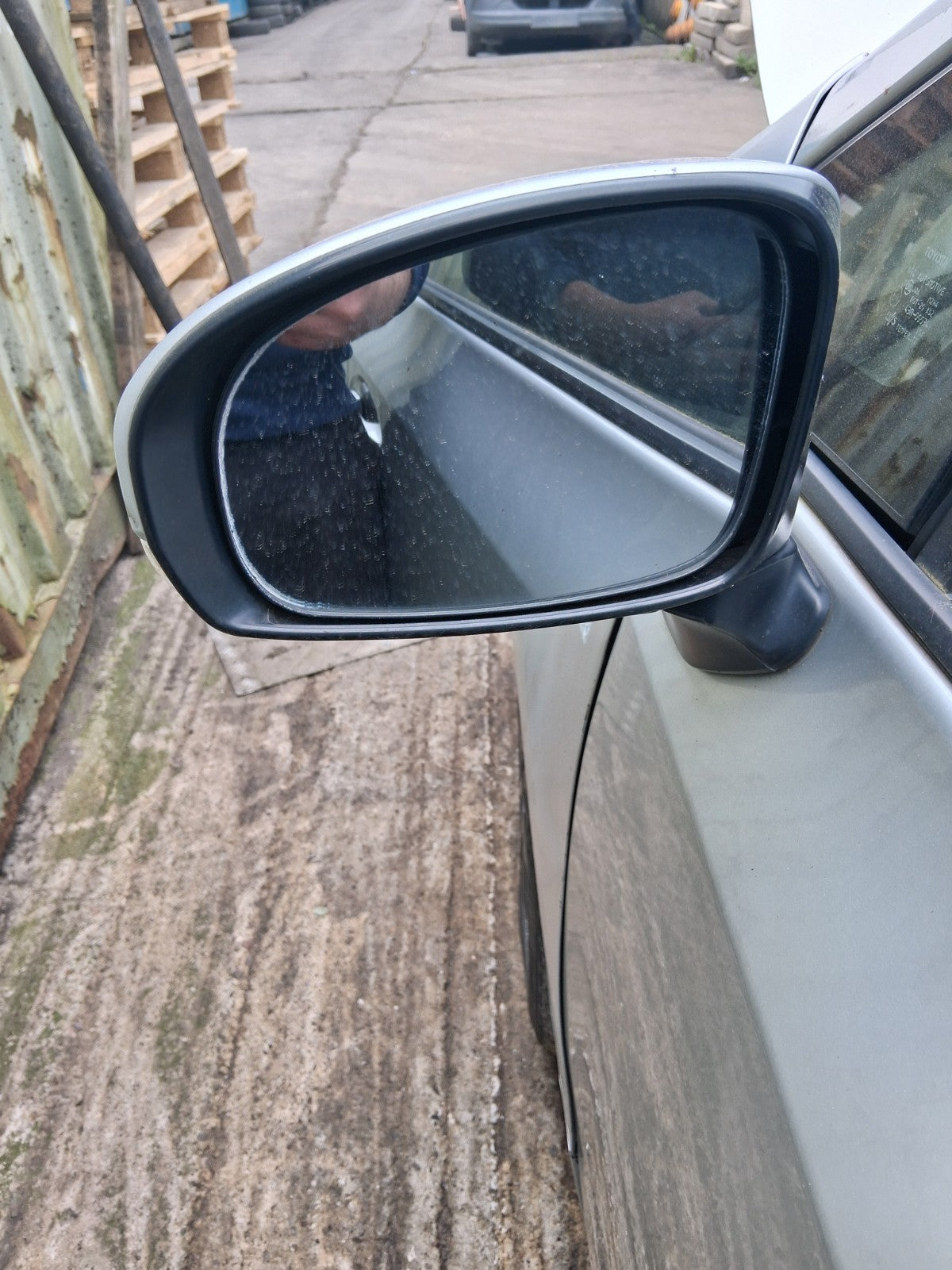 2018 TOYOTA PRIUS V PLUS XW40 NSF PASSENGER SIDE FRONT LEFT WING MIRROR SLIVER