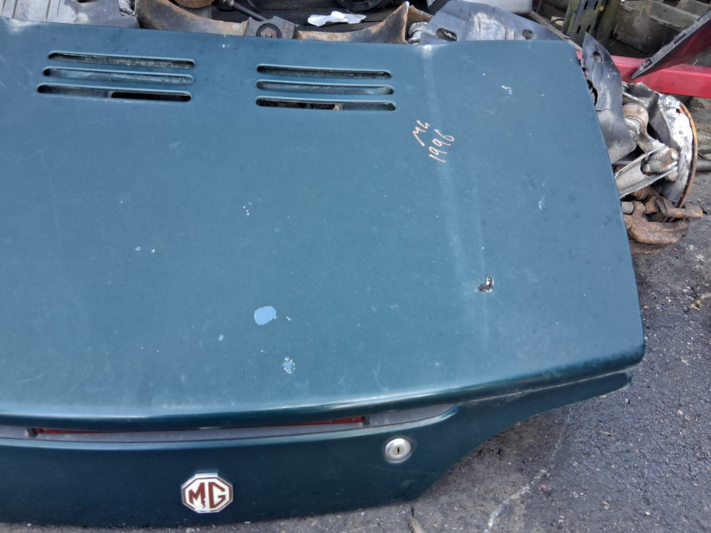 MG MGF 1996 MK1 REAR COMPLETE TAILGATE BOOTLID GREEN