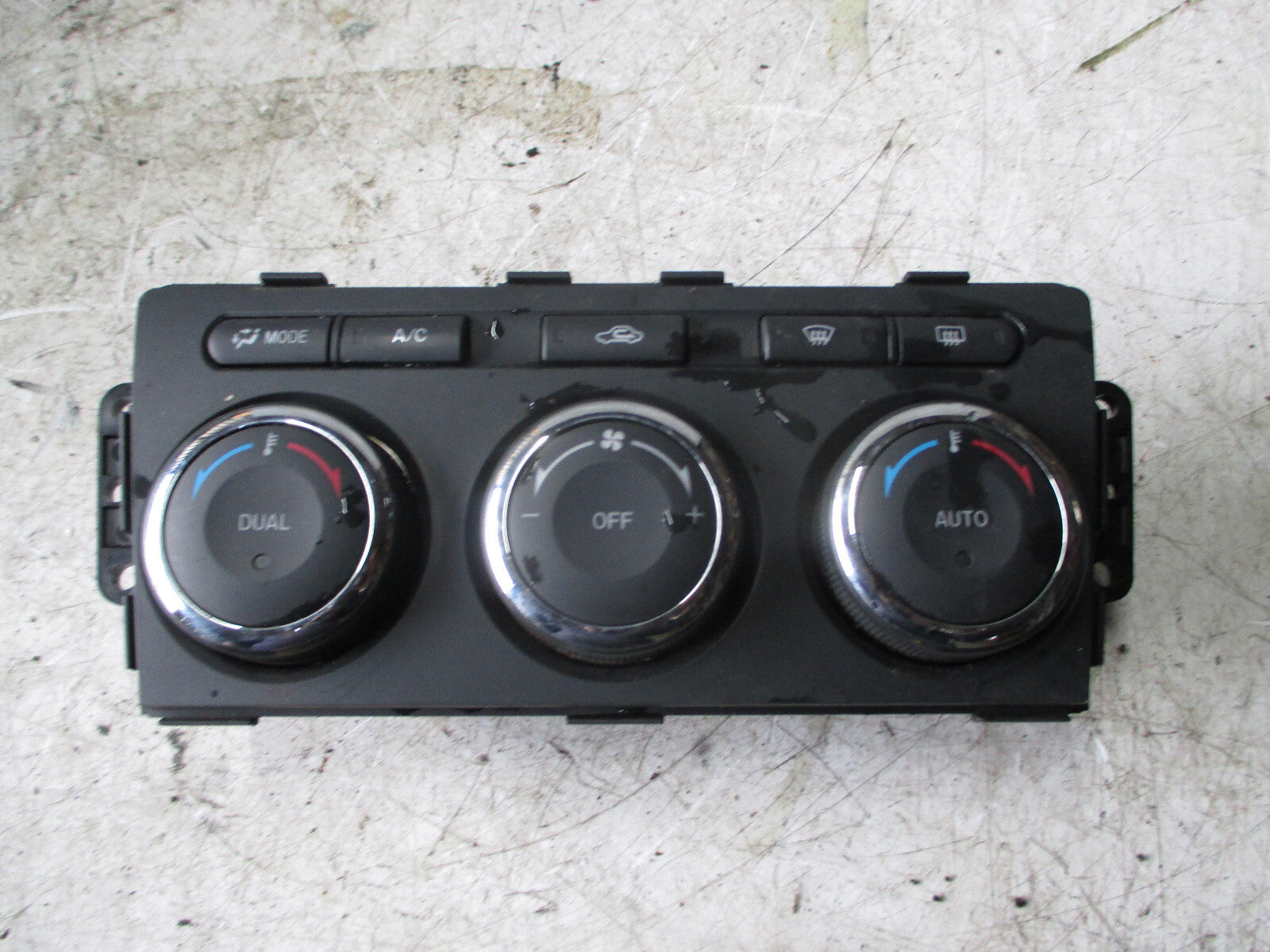 MAZDA 6 2010 HEATER AC CLIMATE CONTROL SWITCH PANEL