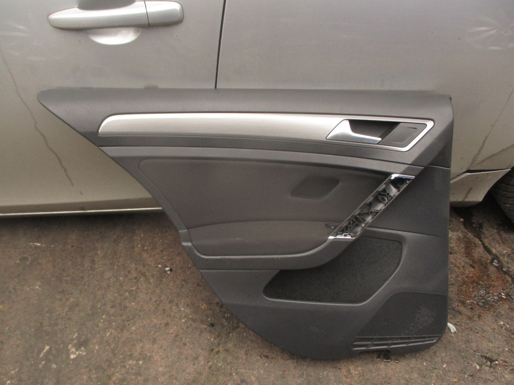 2016 VOLKSWAGEN GOLF MK7 NSR PASSENGER SIDE REAR LEFT DOOR CARD 5G4867487A