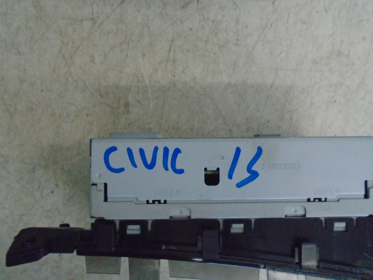 HONDA CIVIC 2015 MK9 DASHBOARD DISPLAY SCREEN 78260TV0E510M1