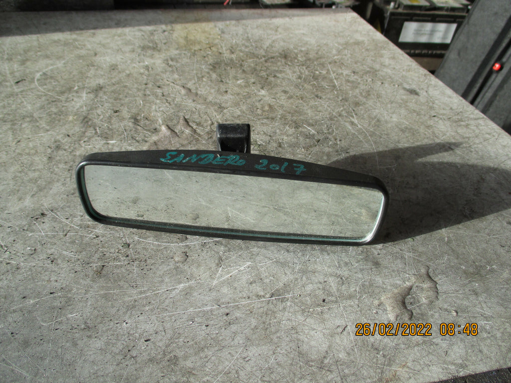 DACIA SANDERO 2017 INTERIOR REAR VIEW MIRROR ASSEMBLY UNIT