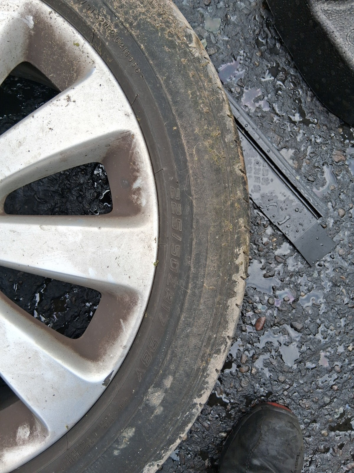 VAUXHALL ZAFIRA C MK3 2017 17 INCH ALLOY WHEEL WITH TYRE 225/50R17