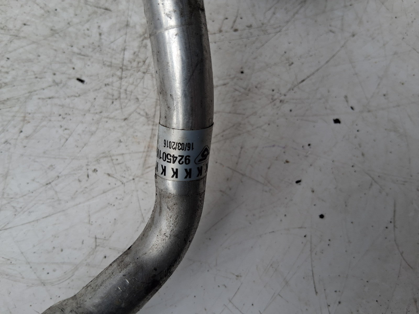 2016 NISSAN JUKE F15 AC AIR CON PIPE 924501kk24