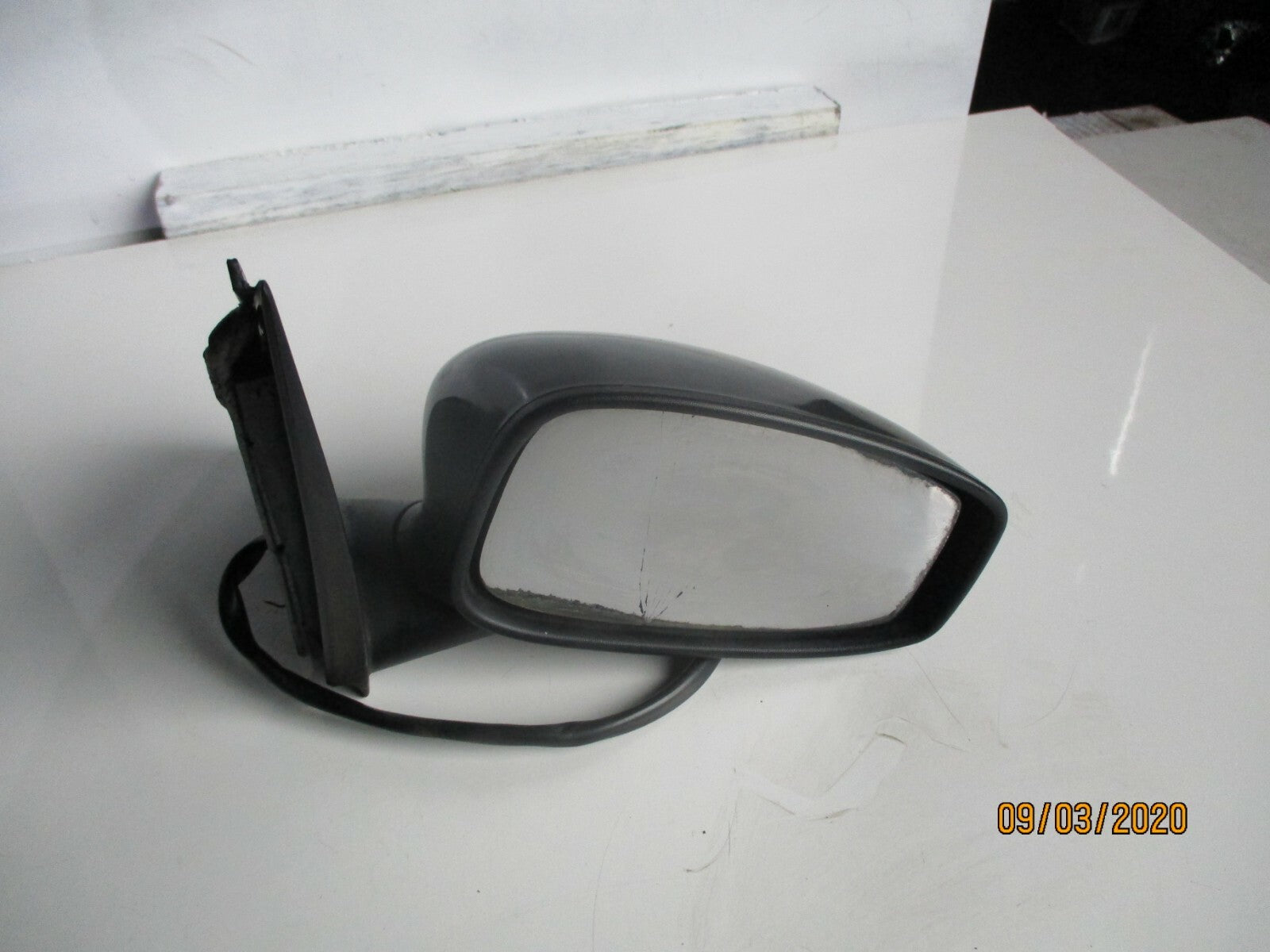 FIAT STILO 2005 OS DRIVER SIDE ELECTRIC DOOR WING MIRROR ASSEMBLY BLACK