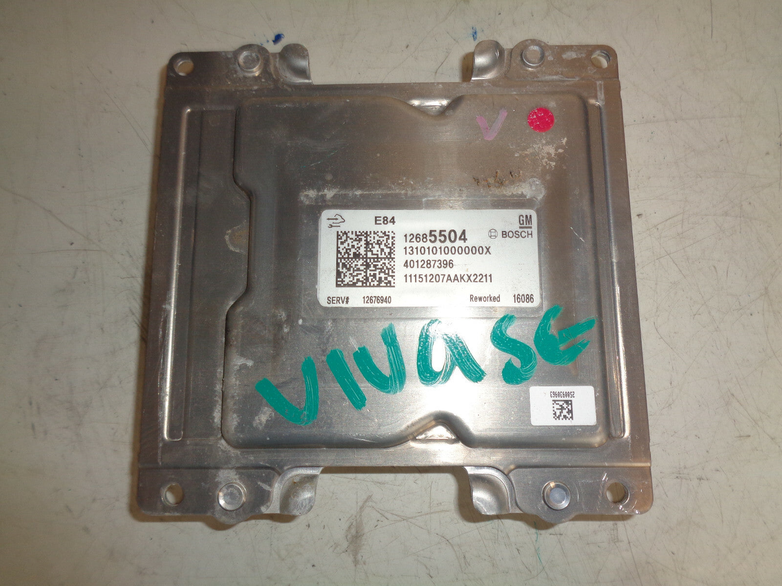 VAUXHALL VIVA SE 2017 1.0 PETROL ENGINE ECU CONTROL MODULE UNIT 12685504