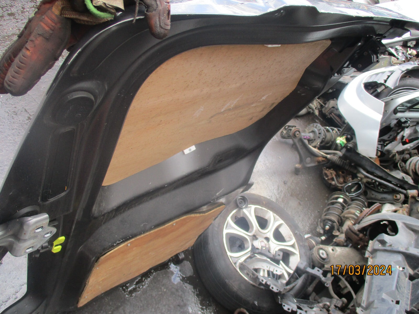 VAUXHALL VIVARO MK3 2021 OSR DRIVER SIDE REAR DOOR GREY DAMAGED