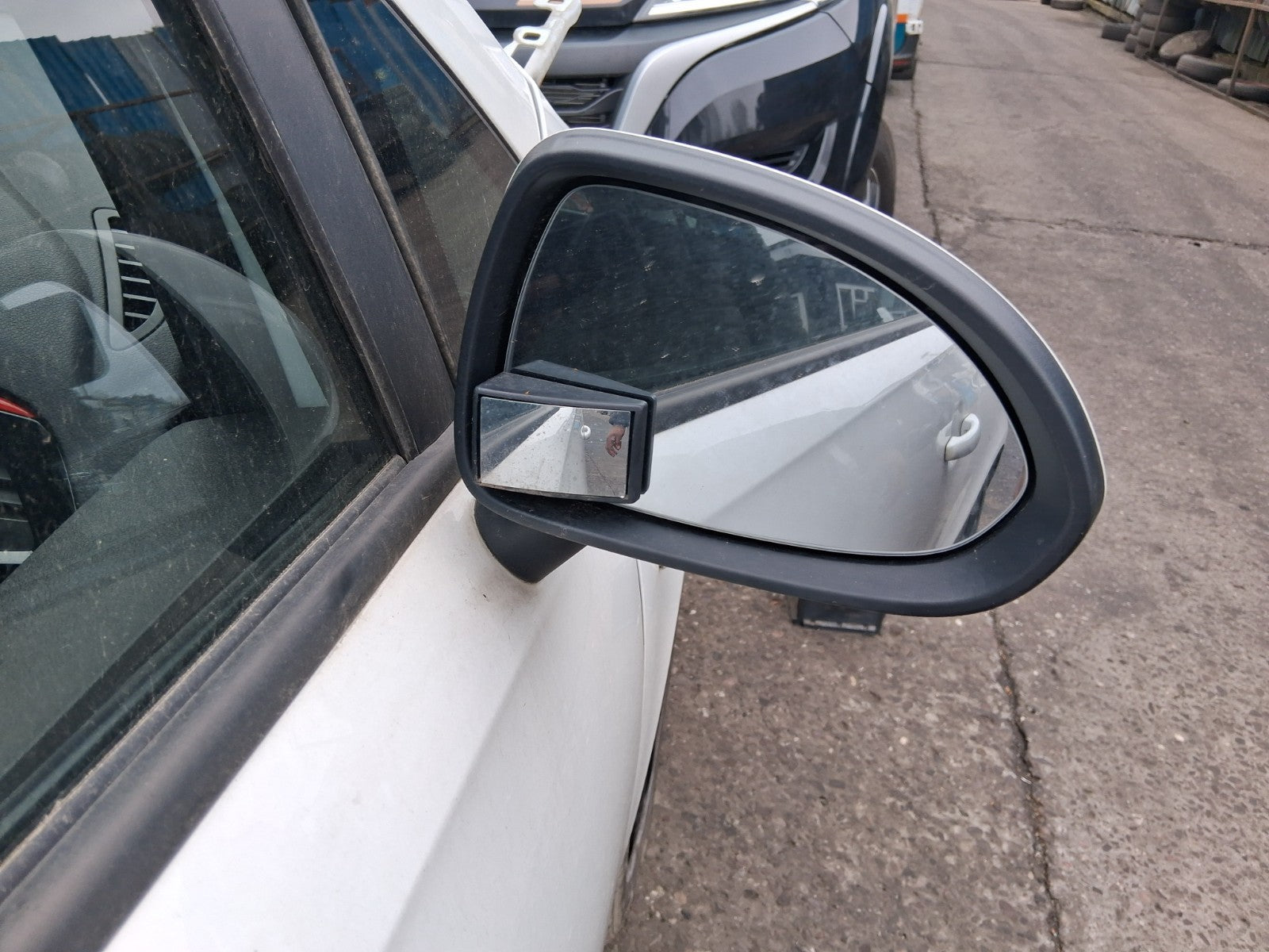 2019 VAUXHALL CORSA E 3 DOOR OS DRIVER SIDE MANUALFOLD WING MIRROR WHITE Z40R