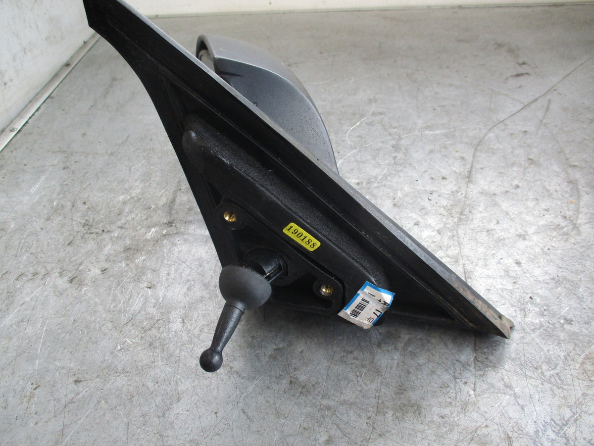 HYUNDAI ACCENT LC 2004 NS PASSENGER SIDE MANUAL WING MIRROR BLACK