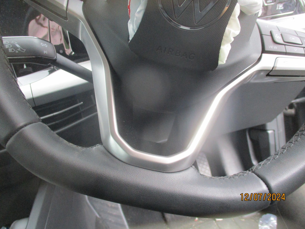 2023 VW VOLKSWAGEN GOLF MK8 3 SPOKE MULTIFUNCTION LEATHER STEERING WHEEL