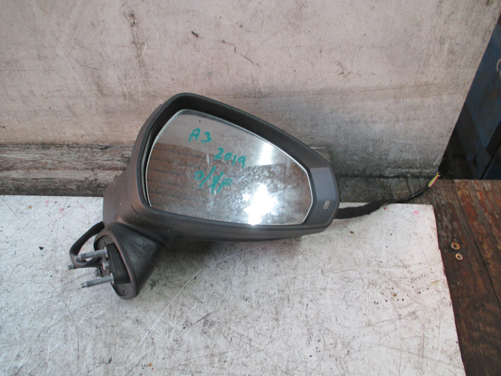 AUDI A3 2017 MK3 8V OSF DRIVER FRONT WING MIRROR