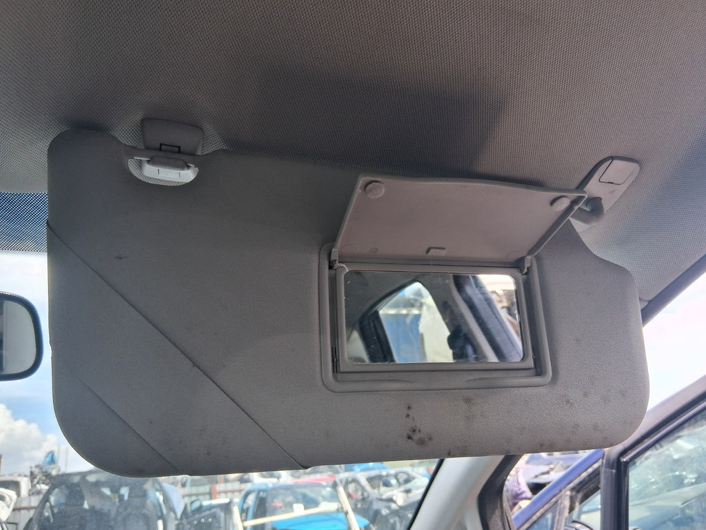 2012 FORD FIESTA MK7 OSF DRIVER SIDE FRONT RIGHT SUN VISOR SHADE