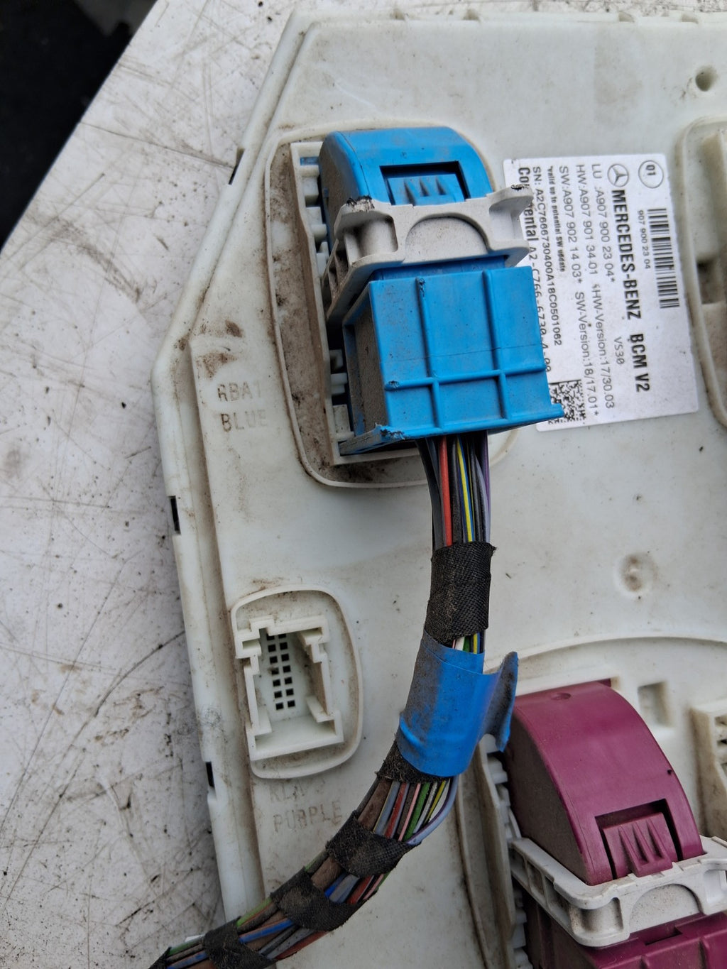 2021 MERCEDES BENZ SPRINTER W907 BCM BODY CONTROL MODULE A9079002304
