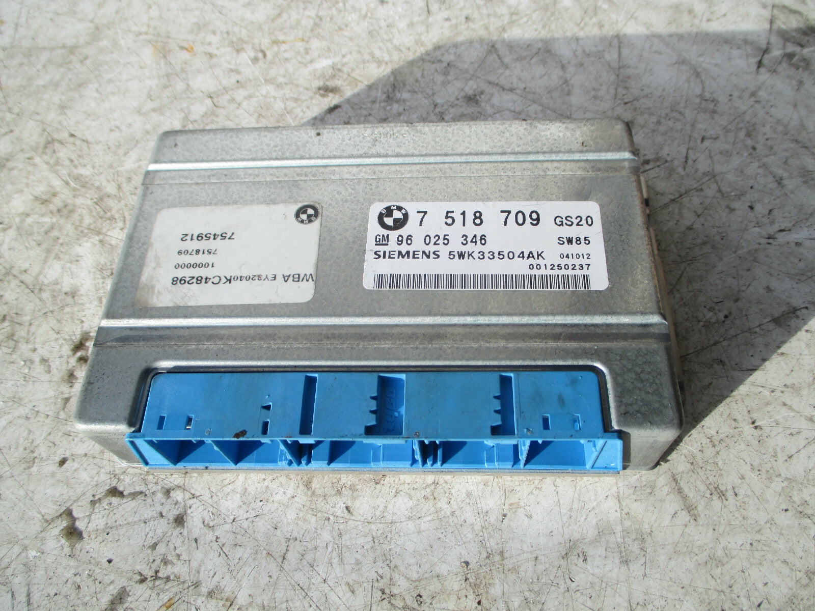 BMW 3 SERIES E46 AUTO GEARBOX TRANSMISSION ECU 7518709