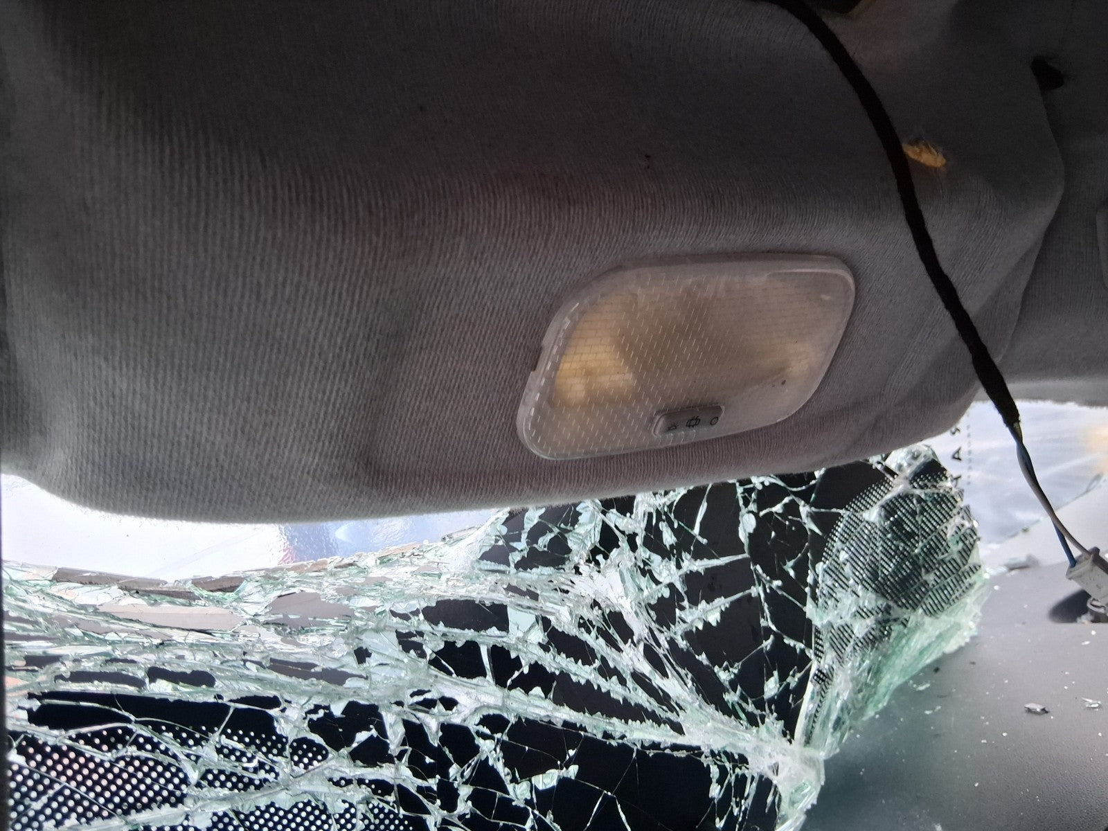 2016 CITROEN DISPATCH MK2 FRONT INTERIOR ROOF READING COURTESY LIGHT