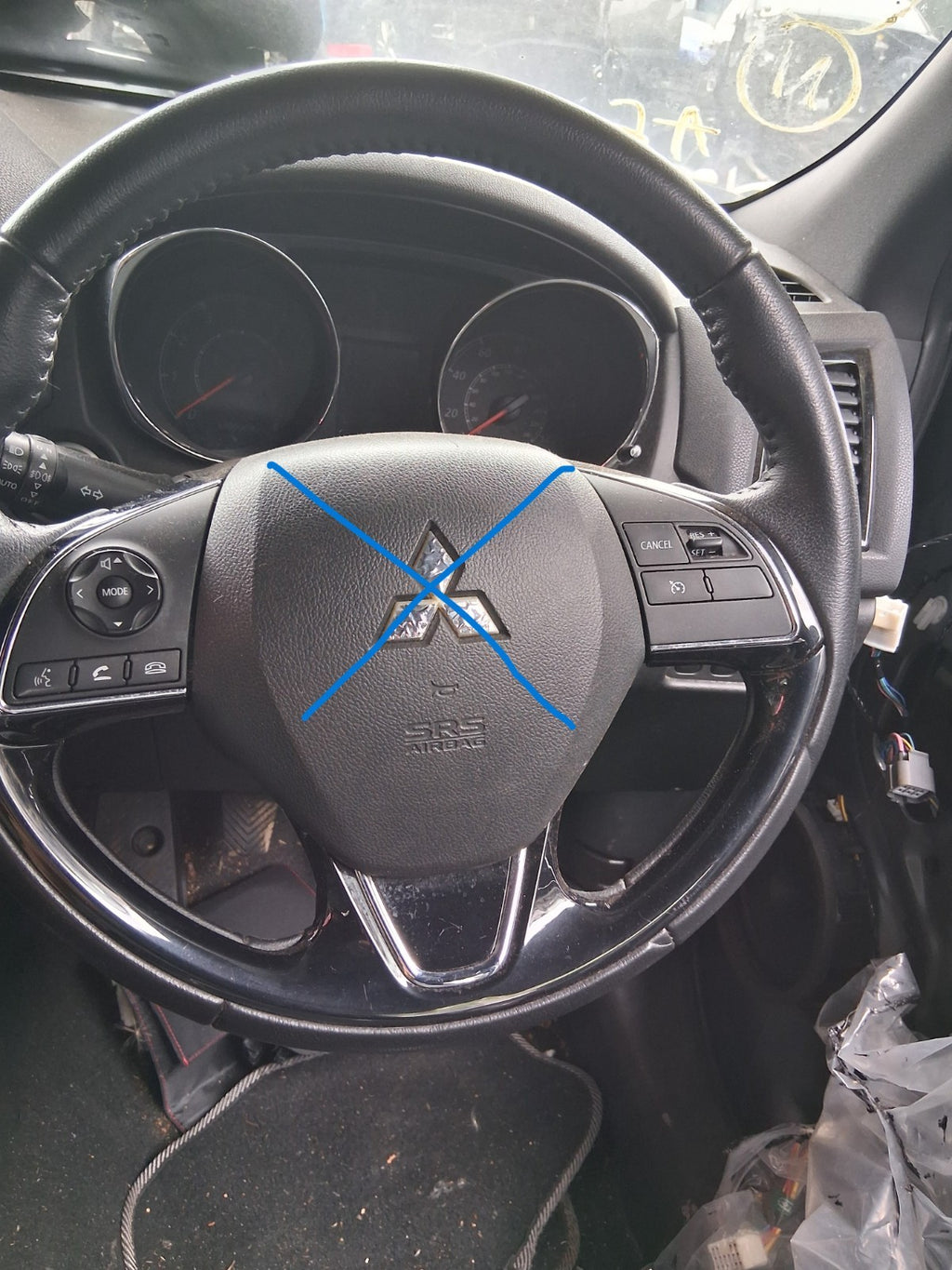2020 MITSUBISHI ASX MULTIFUNCTIONAL STEERING WHEEL WITHOUT AIRBAG