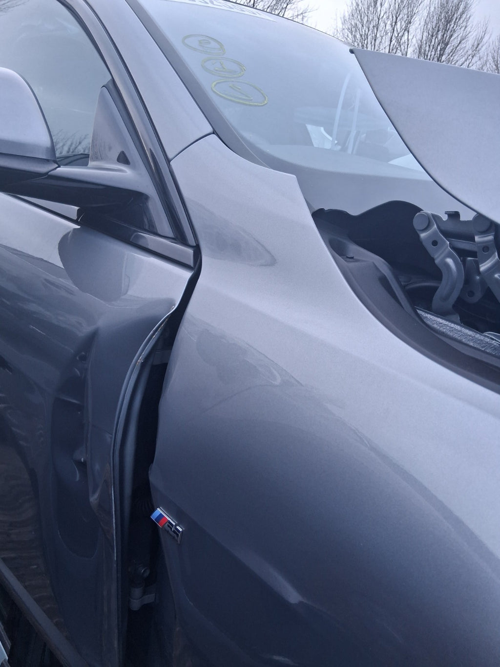 2024 BMW 2 SERIES F44 COUPE M SPORT OSF DRIVER SIDE RIGHT WING PANEL GREY C4W