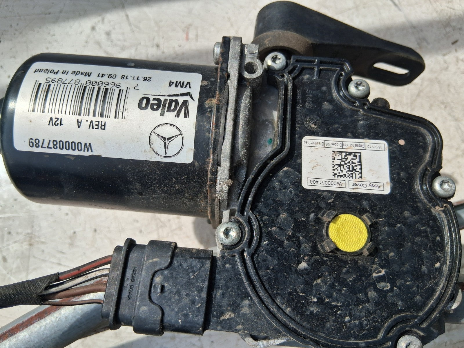 2021 MERCEDES SPRINTER W907 FRONT WINDSCREEN WIPER MOTOR LINKAGE A9108200500