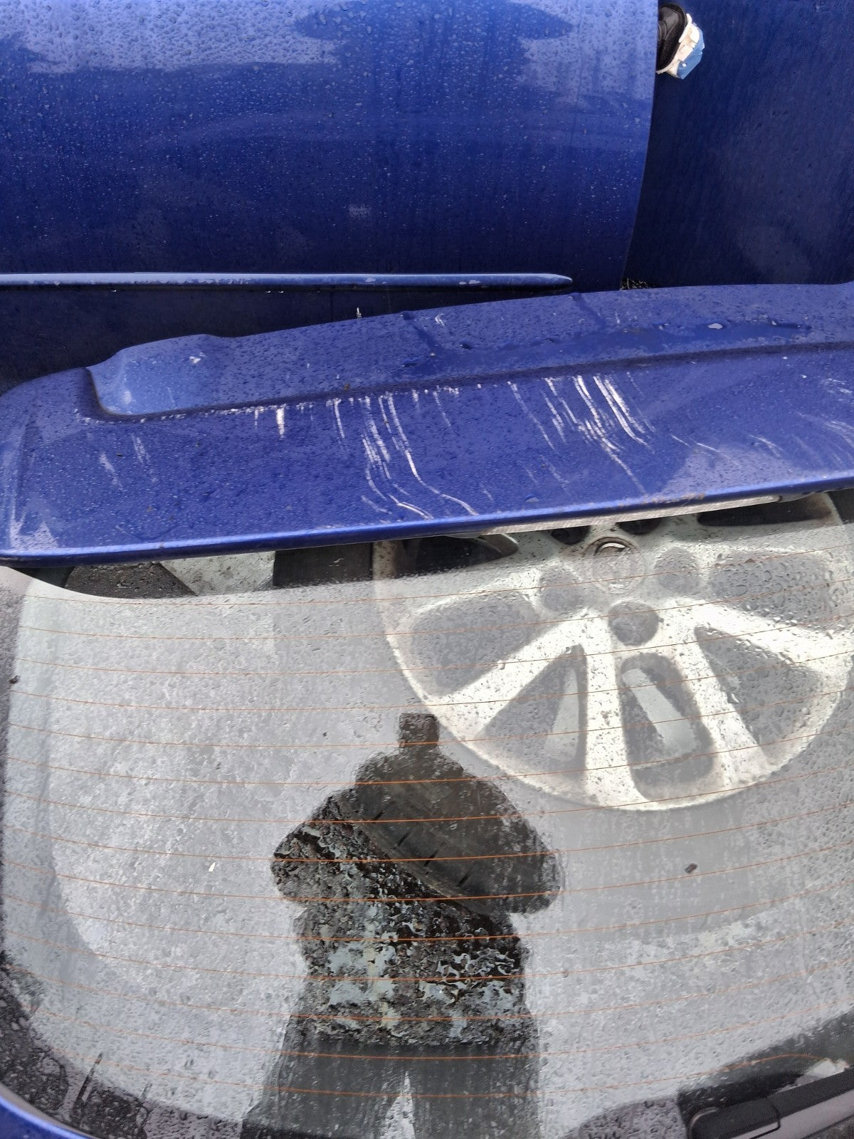 2008 MAZDA 3 BL TAKARA COMPLETE REAR TAILGATE BOOTLID BLUE