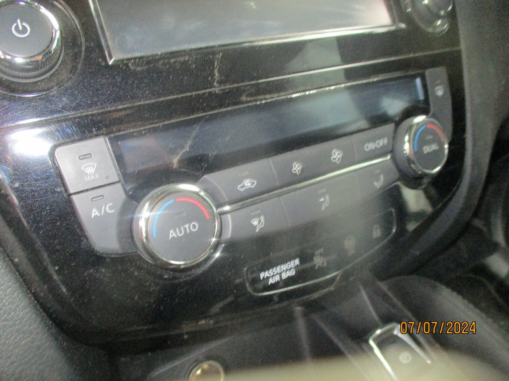 NISSAN QASHQAI J11 2014 HEATER AC CLIMATE CONTROL SWITCH PANEL