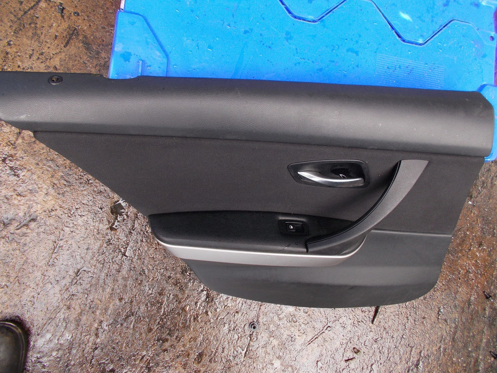 2007 BMW 320D SE E90 NSR PASSENGER SIDE REAR DOOR CARD 7144333