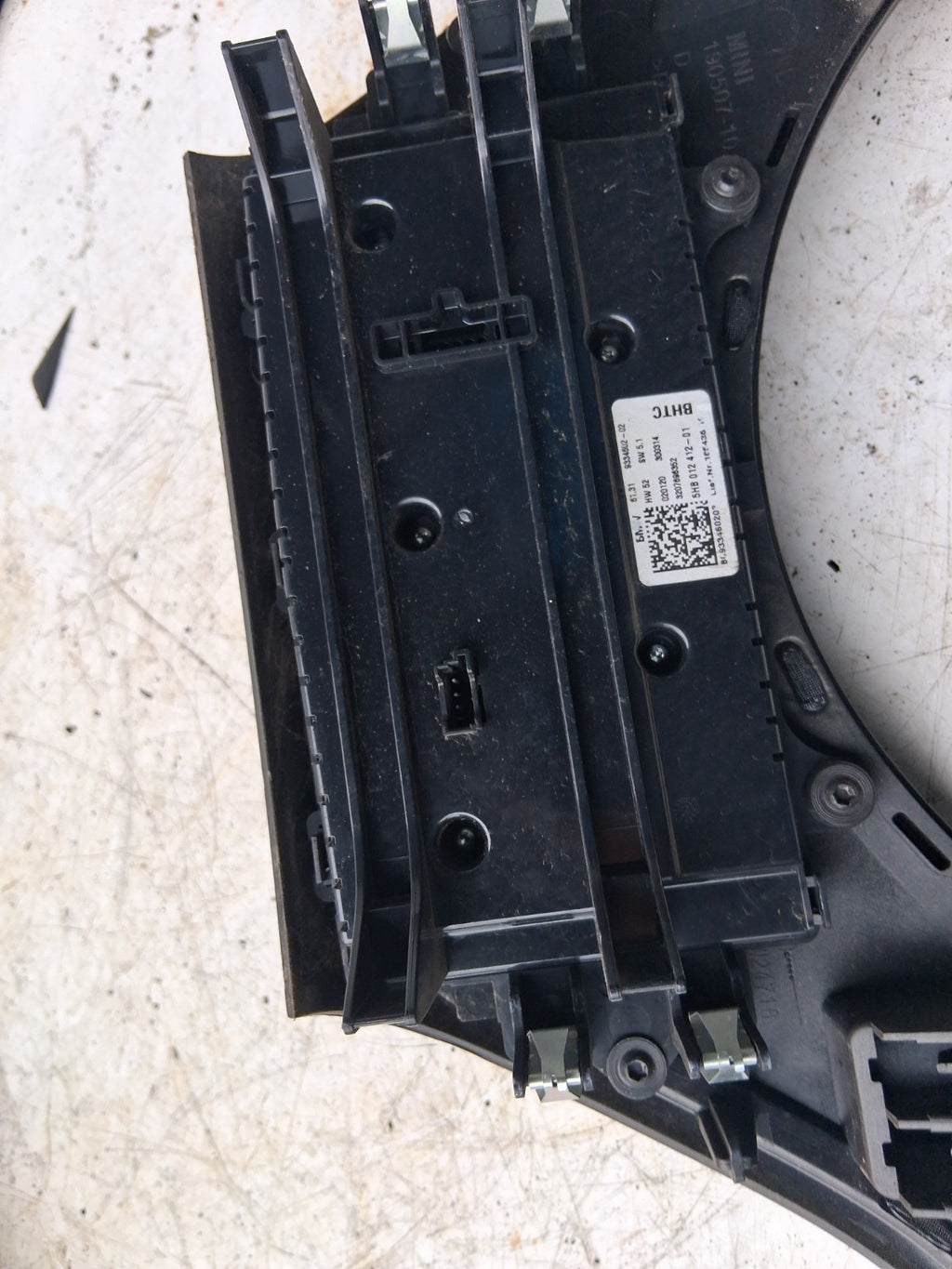 2021 BMW MINI COUNTRYMAN F60 AC HEATER CLIMATE CONTROL SWITCH PANEL 9334602