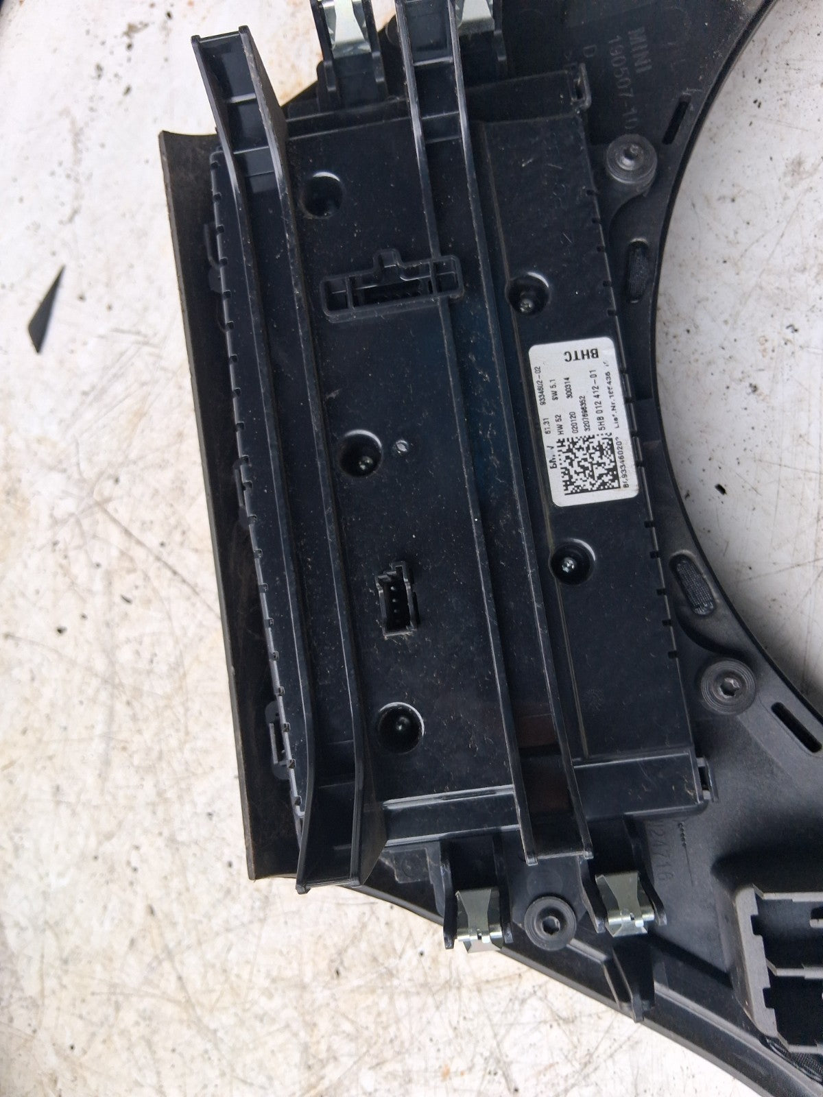 2021 BMW MINI COUNTRYMAN F60 AC HEATER CLIMATE CONTROL SWITCH PANEL 9334602