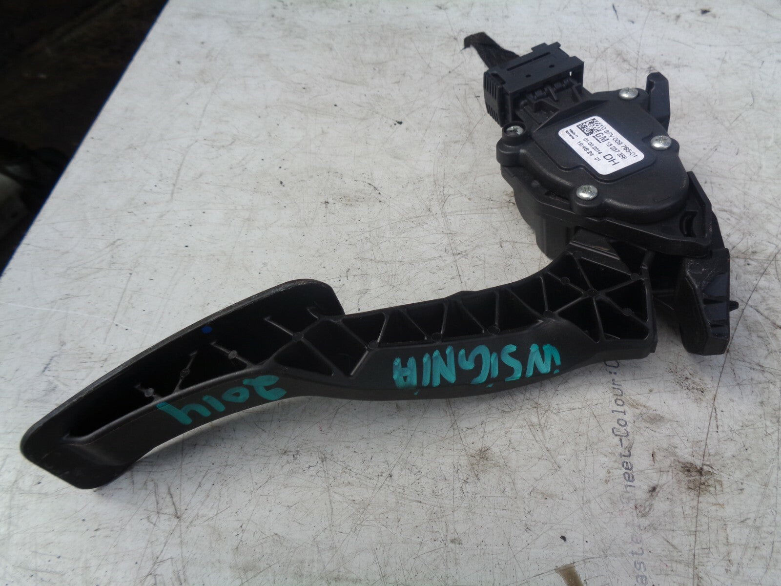 VAUXHALL INSIGNIA 2014 MK1 2.0 CDTI THROTTLE PEDAL 13237356