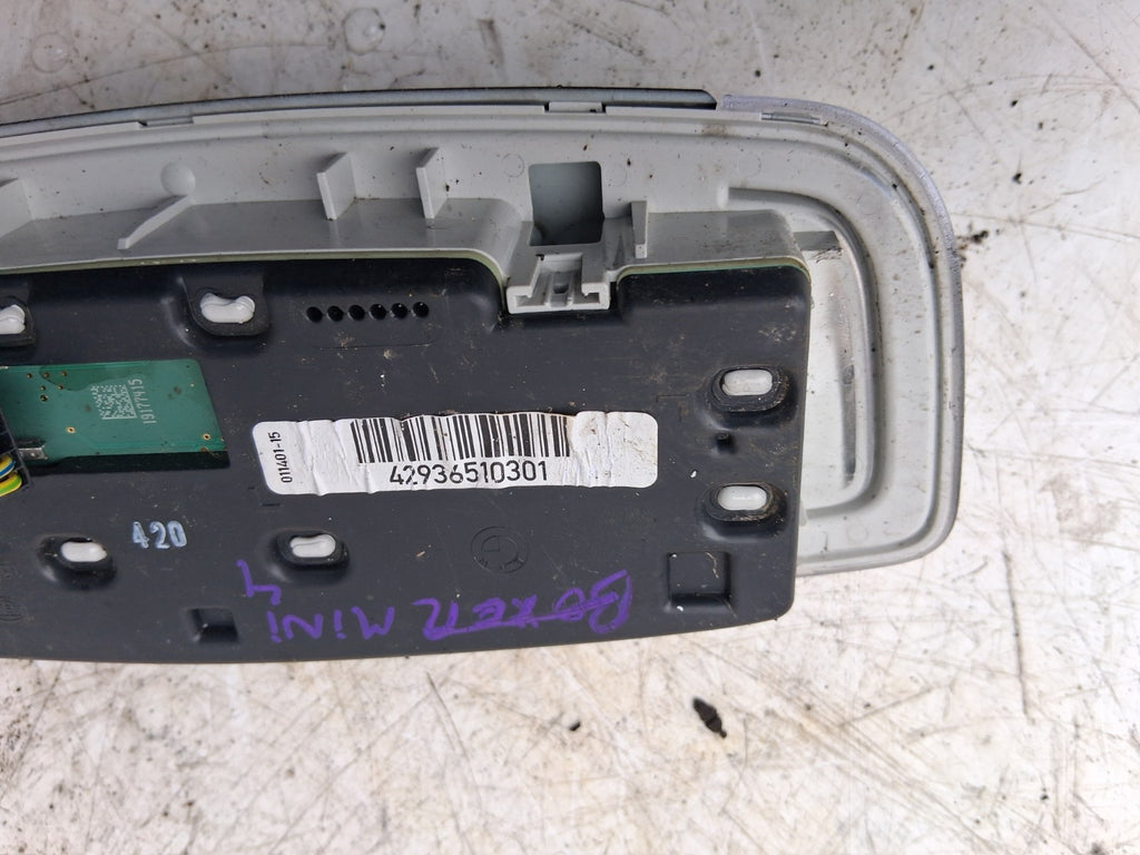 2021 BMW MINI COUNTRYMAN F60 HEADLIGHT ADJUSTER CONTROL SWITCH PANEL 42936510301