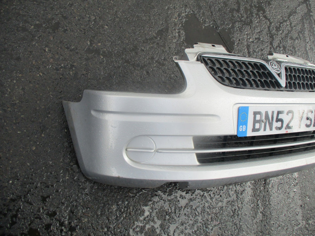 2002 VAUXHALL AGILA MPV FRONT BUMPER AND GRILL GRILLE COMPLETE SILVER