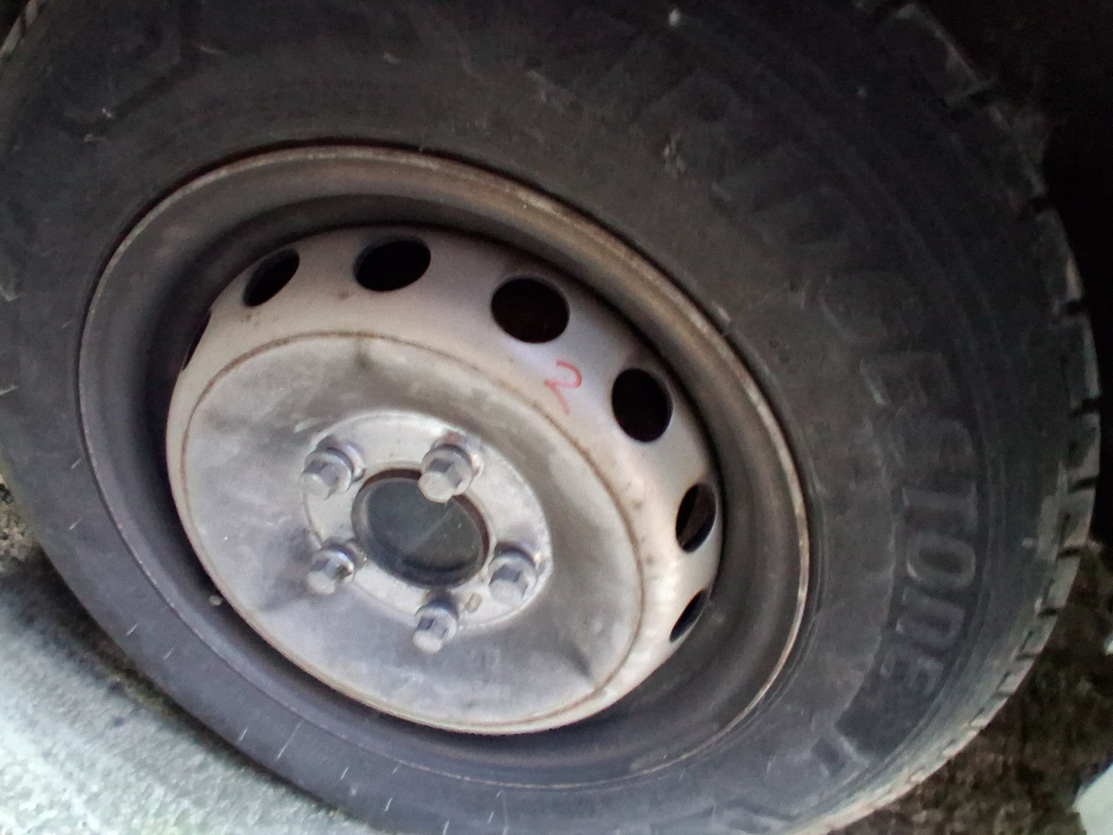 2024 RENAULT MASTER MK3 16 INCH STEEL WHEEL WITH TYRE 225/65R16 REF 2