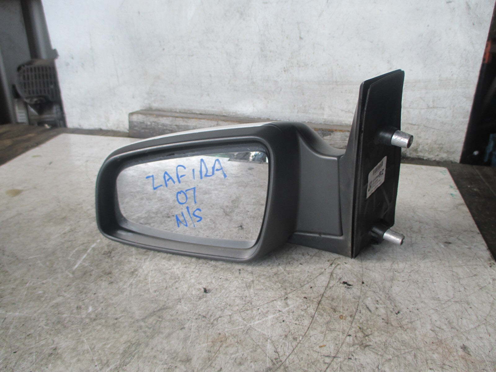 VAUXHALL ZAFIRA B 2007 NS PASSENGER SIDE WING MIRROR 13137806