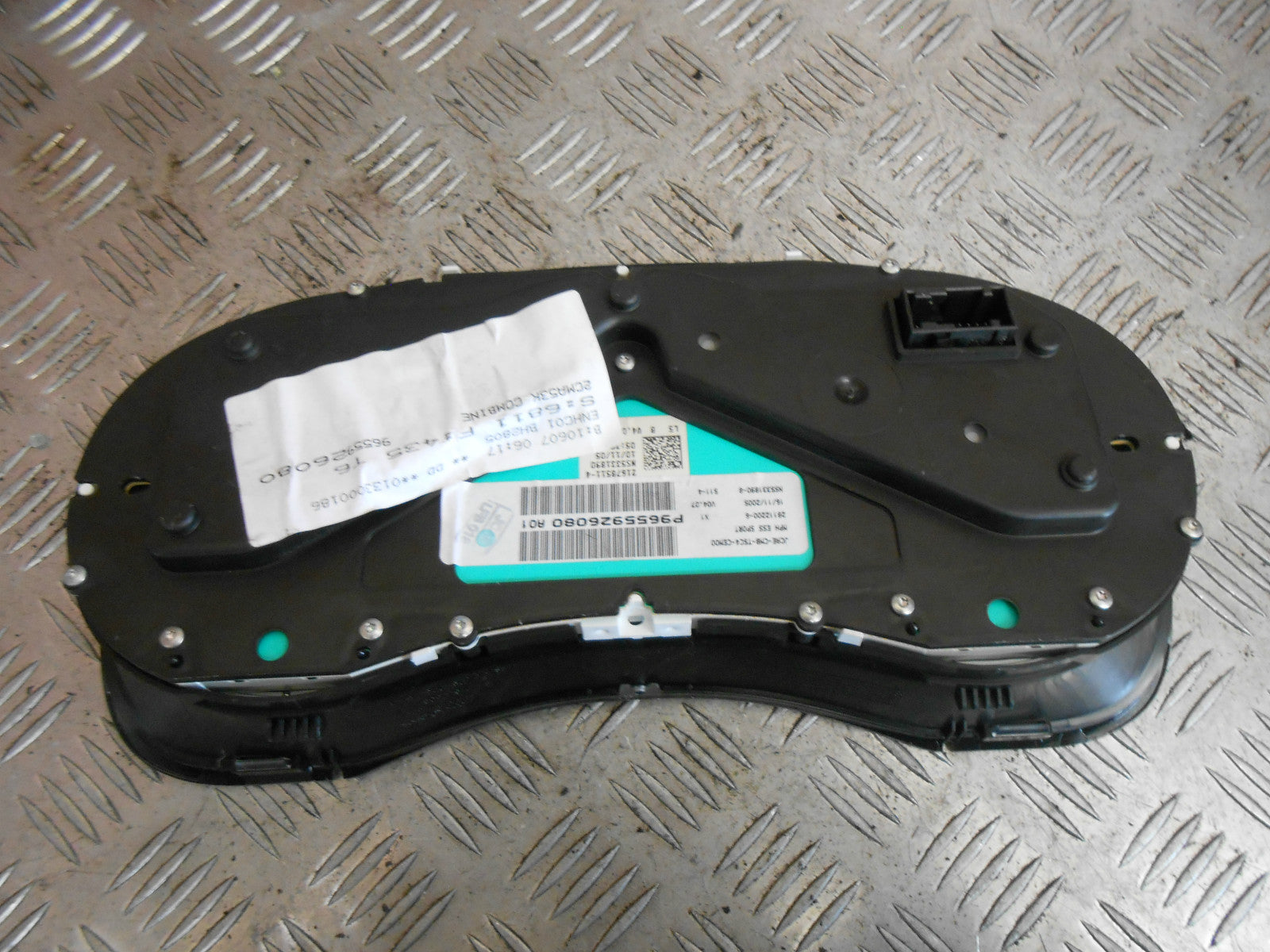 PEUGEOT 307 CC 2006 2.0 16V RFN CLOCKS SPEEDO INSTRUMENT CLUSTER 9655926080