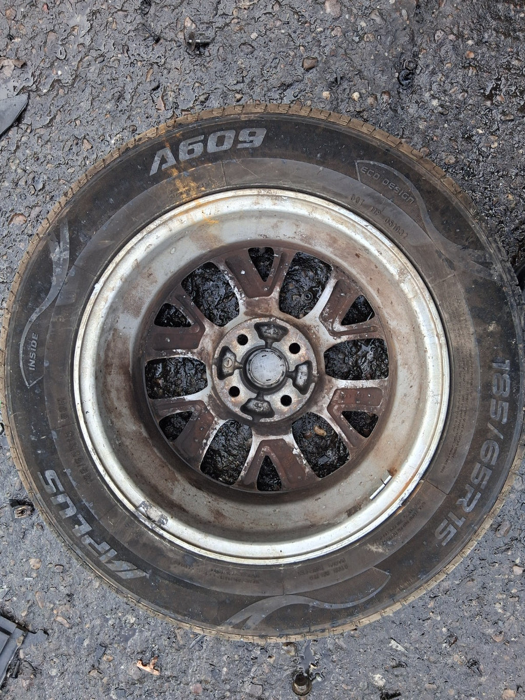 2015 NISSAN NOTE E12 ALLOY WHEEL WITH TYRE 185/65R15 REF 2