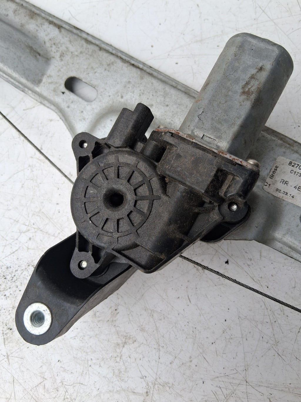 2015 NISSAN QASHQAI NSR PASSENGER REAR DOOR WINDOW REGULATOR & MOTOR 827014EA0A
