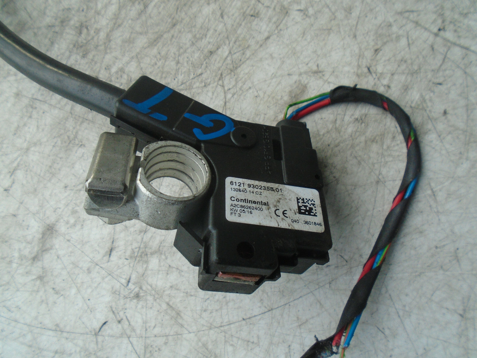 BMW 5 SERIES GT F07 2016 NEGATIVE BATTERY CABLE 9302358