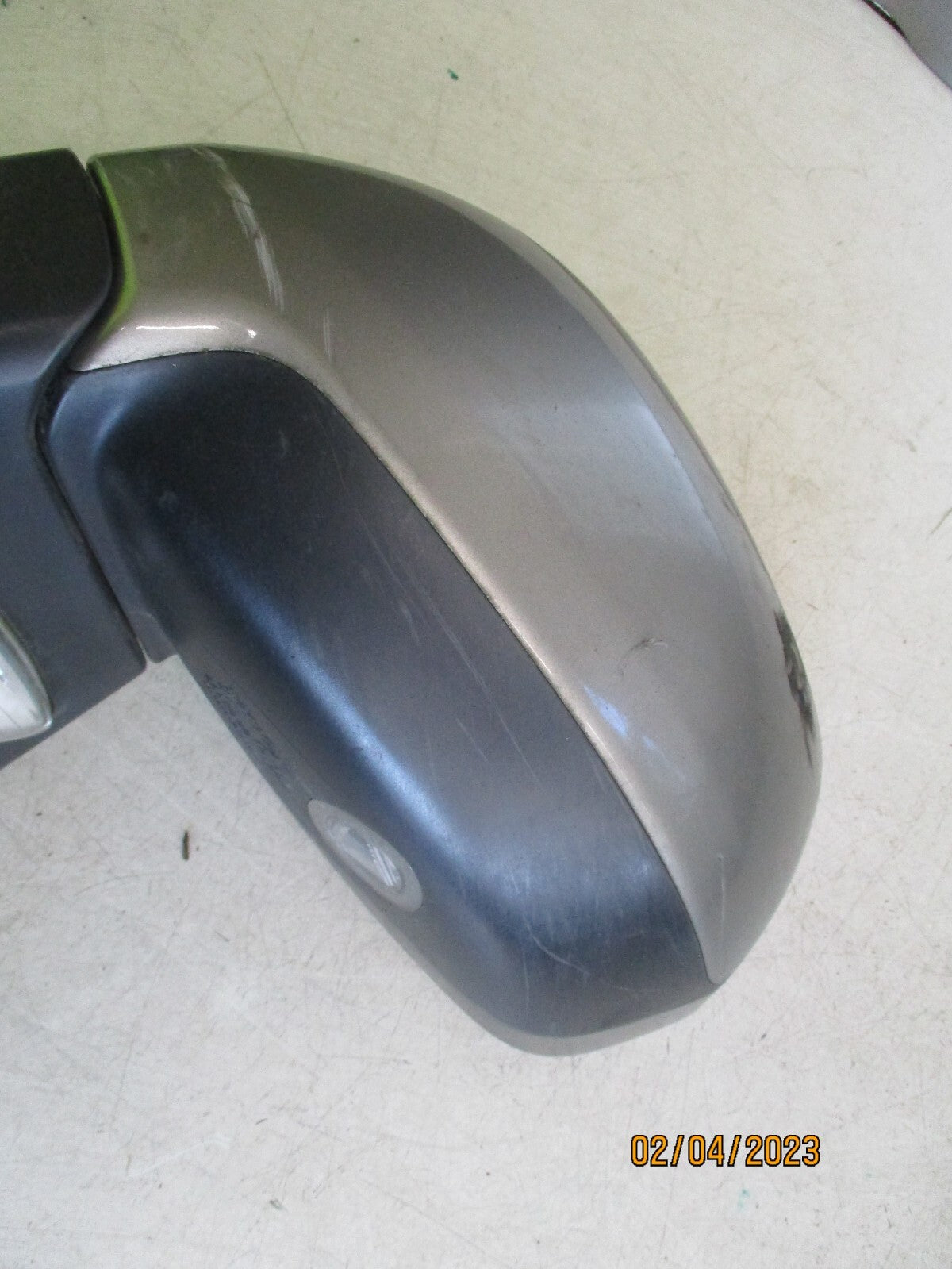 PEUGEOT 5008 MK1 2013 NS PASSENGER SIDE FRONT WING MIRROR VAPOR GREY