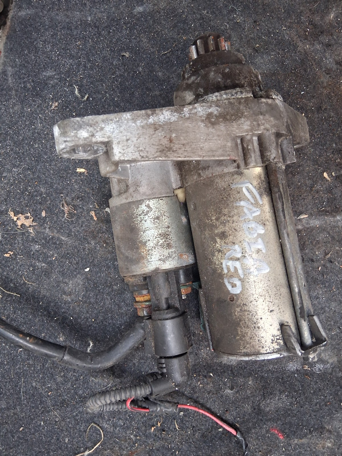 SKODA FABIA 2009 MK2 1.2 PETROL STARTER MOTOR 02T911023S