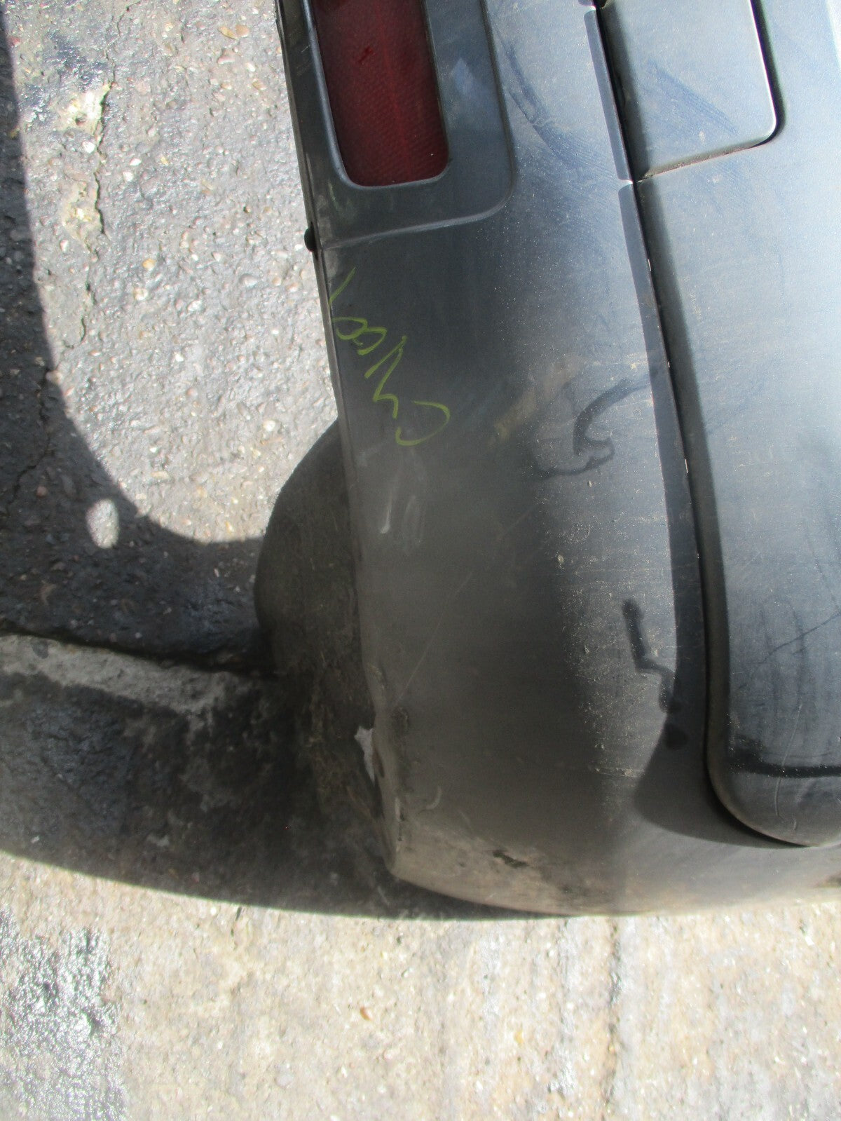 2009 CITROEN C4 GRAND PICASSO REAR COMPLETE BUMPER