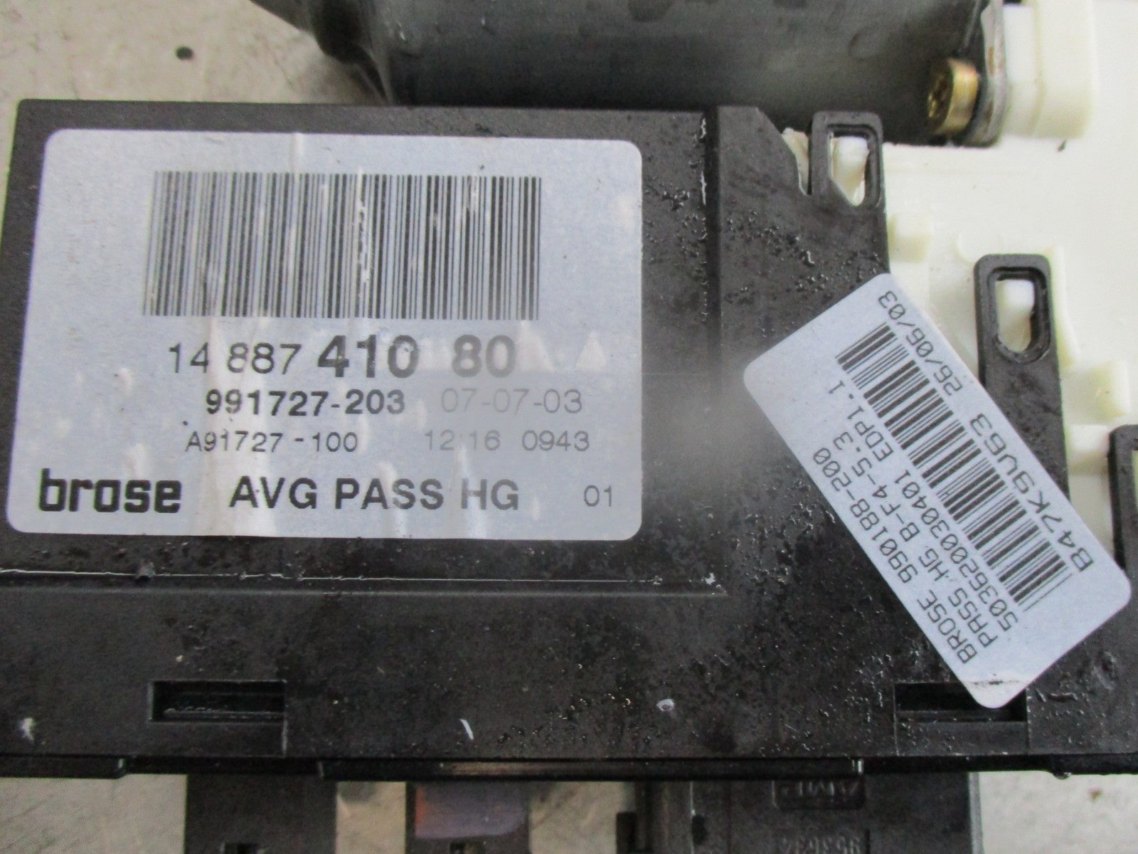 CITROEN C8 2003 NSF PASSENGER SIDE FRONT ELECTRIC WINDOW MOTOR ONLY 1488741080