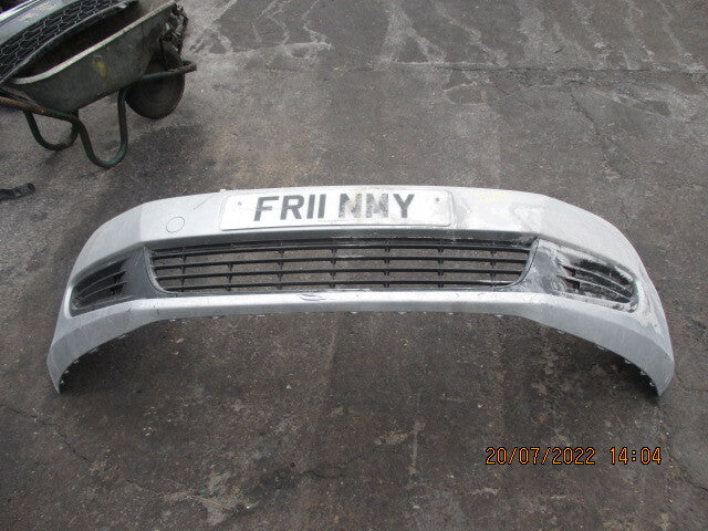 VW VOLKSWAGEN GOLF S 2011 FRONT BUMPER SILVER
